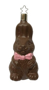 Assorted Chocolate Bunny Ornament by Inge Glas of Germany