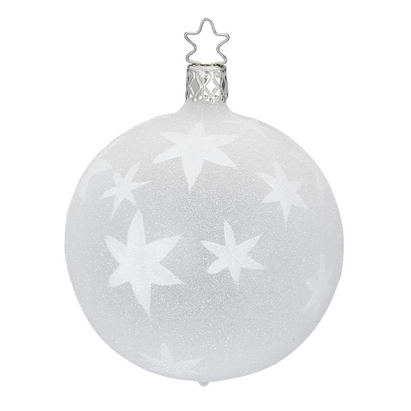 Transparent Stars Ball, large by Inge Glas of Germany