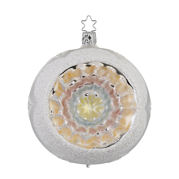 Star Reflection, white matte, 10cm by Inge Glas of Germany