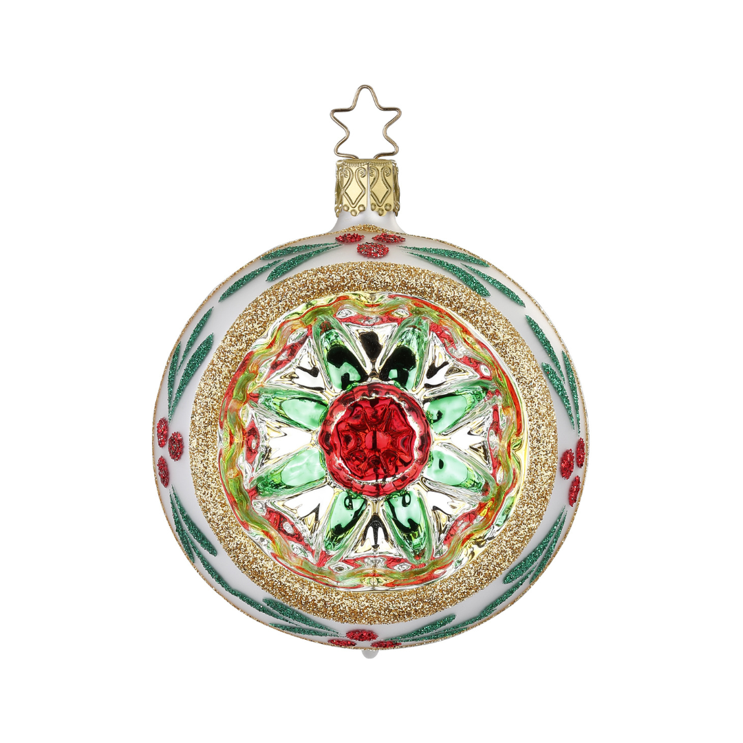 Mistletoe Reflector Ornament by Inge Glas of Germany