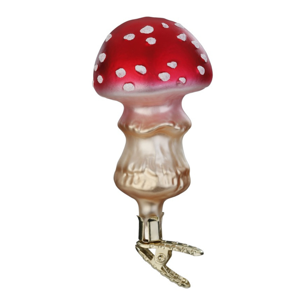 Fly Agaric Mushroom Ornament by Inge Glas of Germany