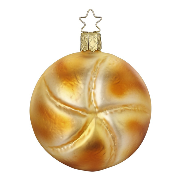 Breakfast Bun Ornament by Inge Glas of Germany