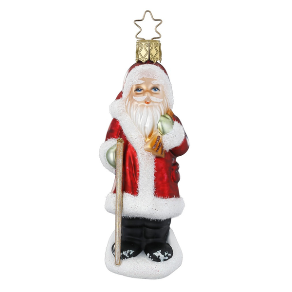 Dear Santa Ornament by Inge Glas of Germany
