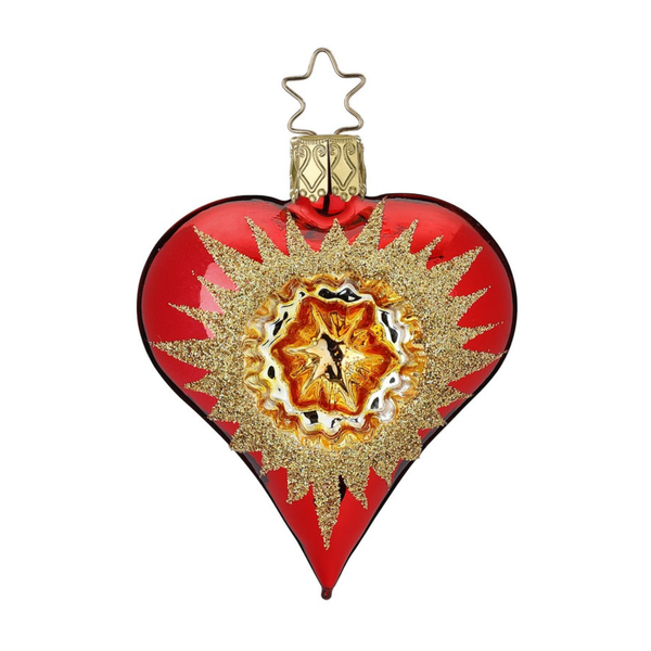 Reflector Heart, red by Inge Glas of Germany