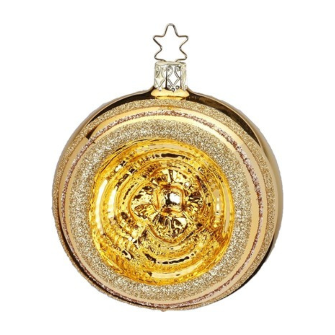 Reflexkugel, Inkagold, 10cm by Inge Glas of Germany