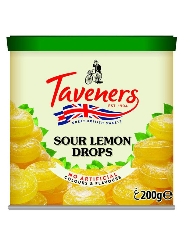Taveners British SOUR LEMON DROPS