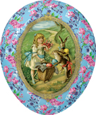 Vintage 15cm Decoupage Cardboard German Fillable Easter Egg by Nestler GmbH
