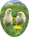 Young Animals 12cm Decoupage Cardboard German Fillable Easter Egg by Nestler GmbH