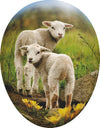 Young Animals 15cm Decoupage Cardboard GermanFillable Easter Egg by Nestler GmbH