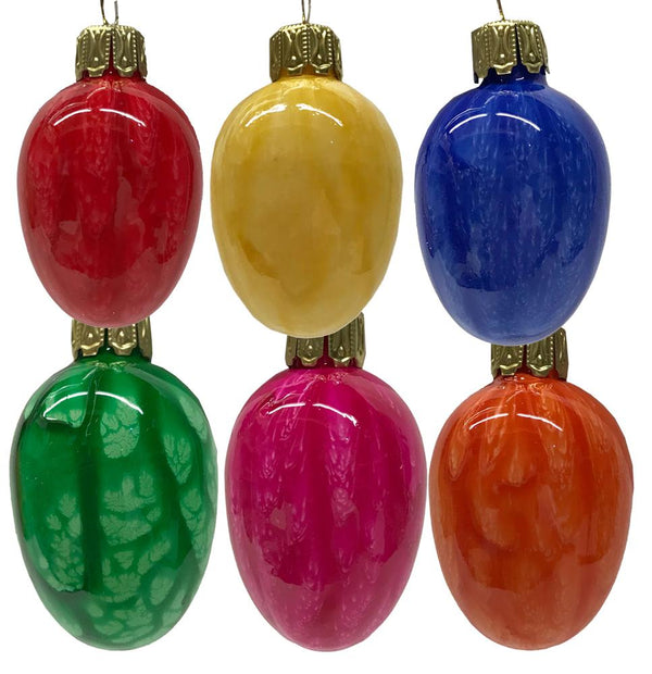 Easter Egg Ornaments, 6cm by Glas Bartholmes