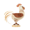 Rooster Ornaments by Graupner Holzminiaturen