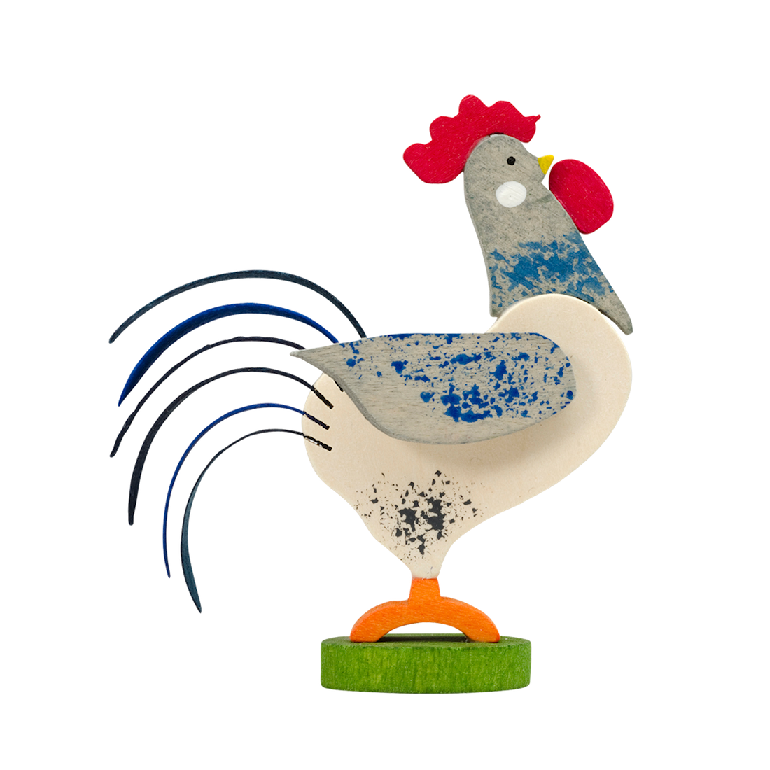 Rooster Ornaments by Graupner Holzminiaturen