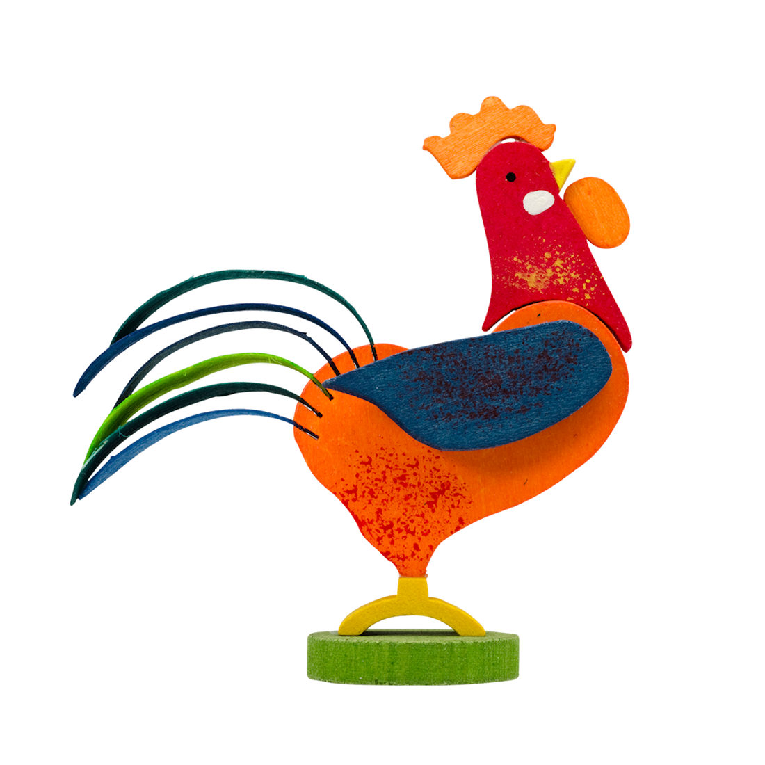 Rooster Ornaments by Graupner Holzminiaturen