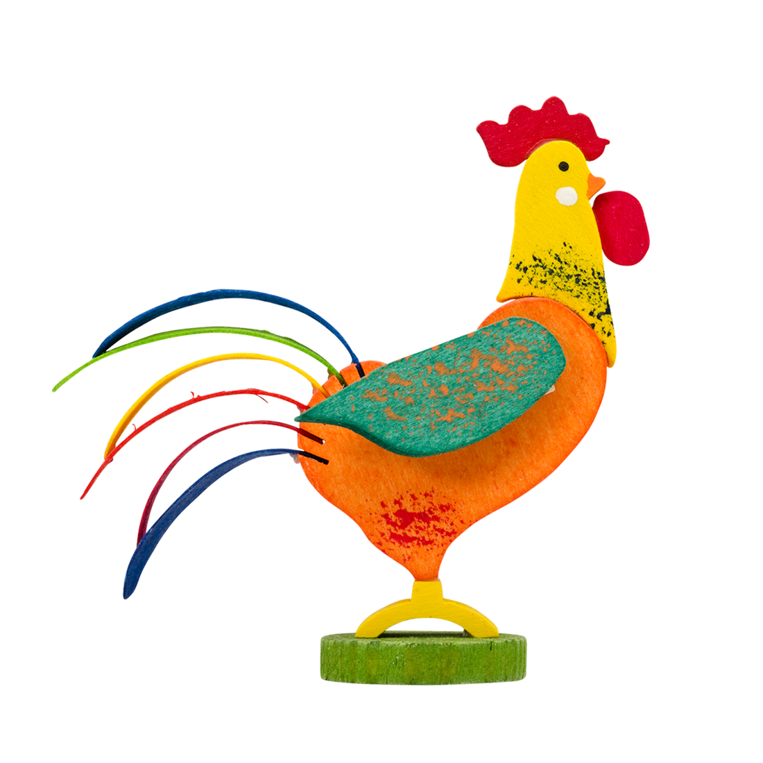 Rooster Ornaments by Graupner Holzminiaturen