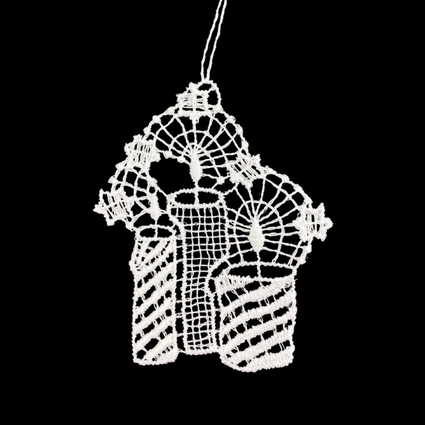 Lace Candle Ornament by StiVoTex Vogel