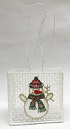 Snowman Bag Ornament by StiVoTex Vogel