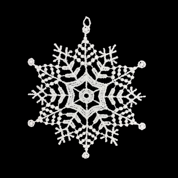 Lace Snowstar Ornament by StiVoTex Vogel