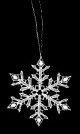 Lace Snowstar Snowflake Ornament by StiVoTex Vogel