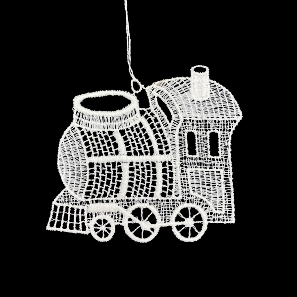Lace Locomotive Ornament by StiVoTex Vogel
