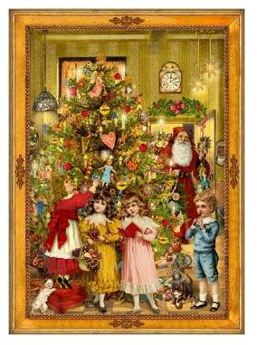 Victorian Santa Advent Calendar by Richard Sellmer Verlag