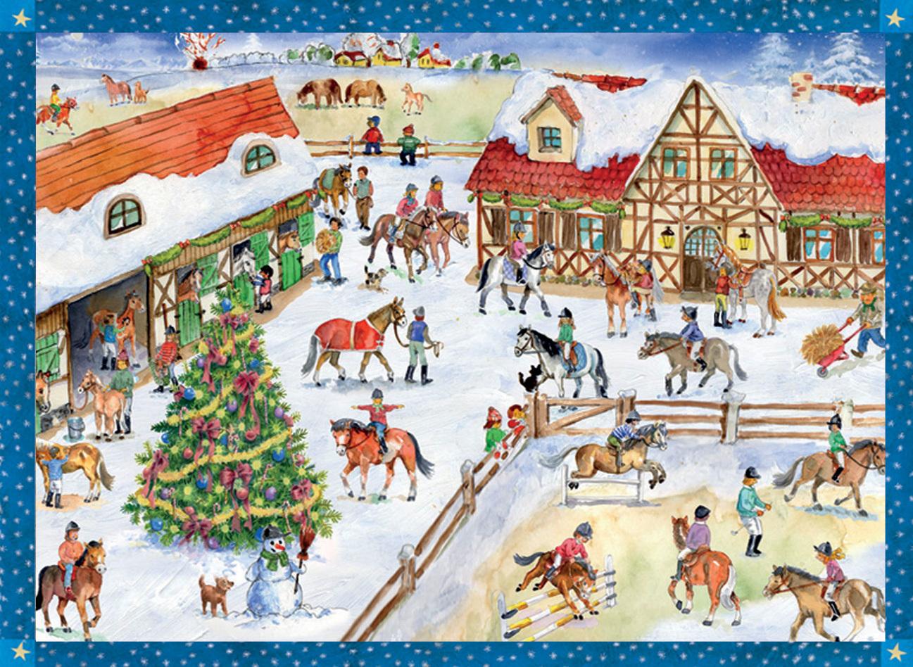 Equestrian Advent Calendar by Richard Sellmer Verlag