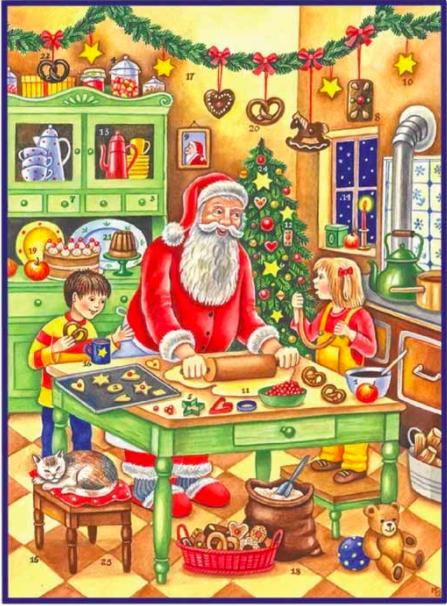 Making Cookies with Santa Advent Calendar by Richard Sellmer Verlag