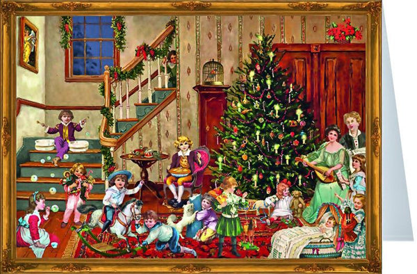 Victorian Nativity Advent Calendar Card by Richard Sellmer Verlag
