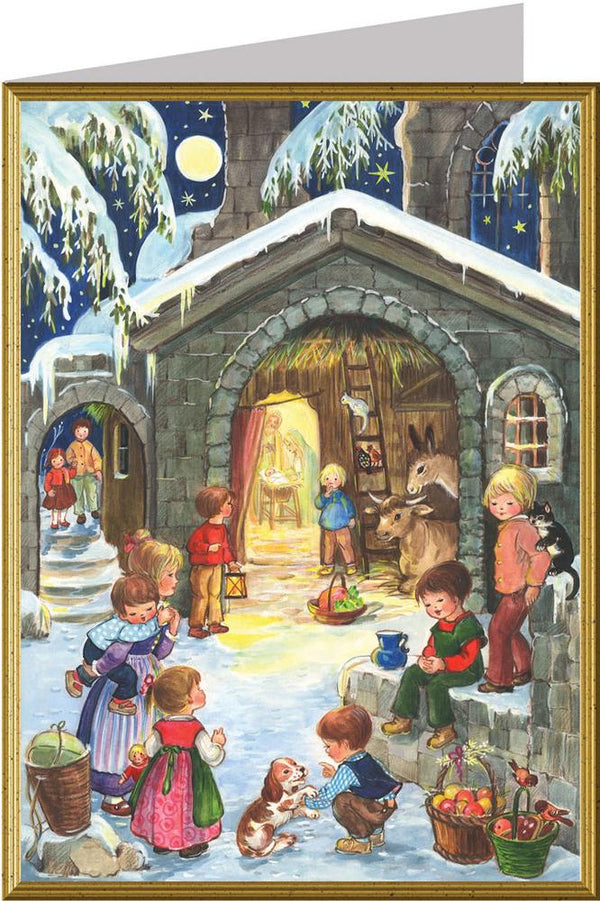At the Stable Card by Richard Sellmer Verlag