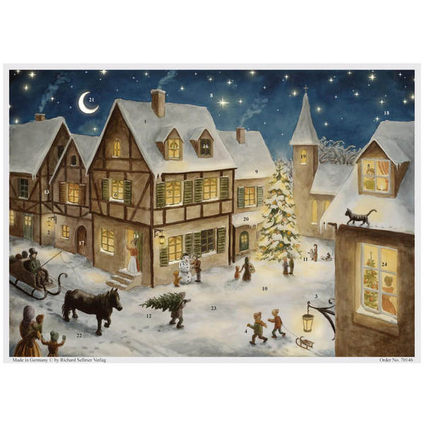 A Winter Night in Town Advent Calendar by Richard Sellmer Verlag