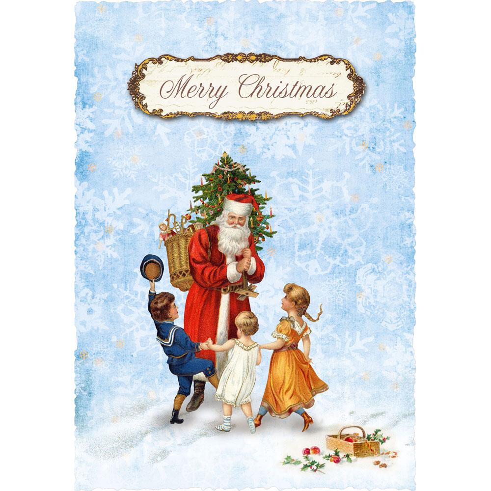Santa and Children Card by Gespansterwald GmbH