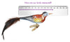 Turtledove Mini Bird by Glas Bartholmes