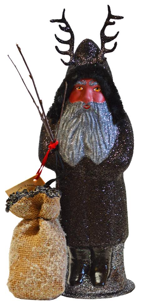 Black Krampus with Coal Bag by Ino Schaller