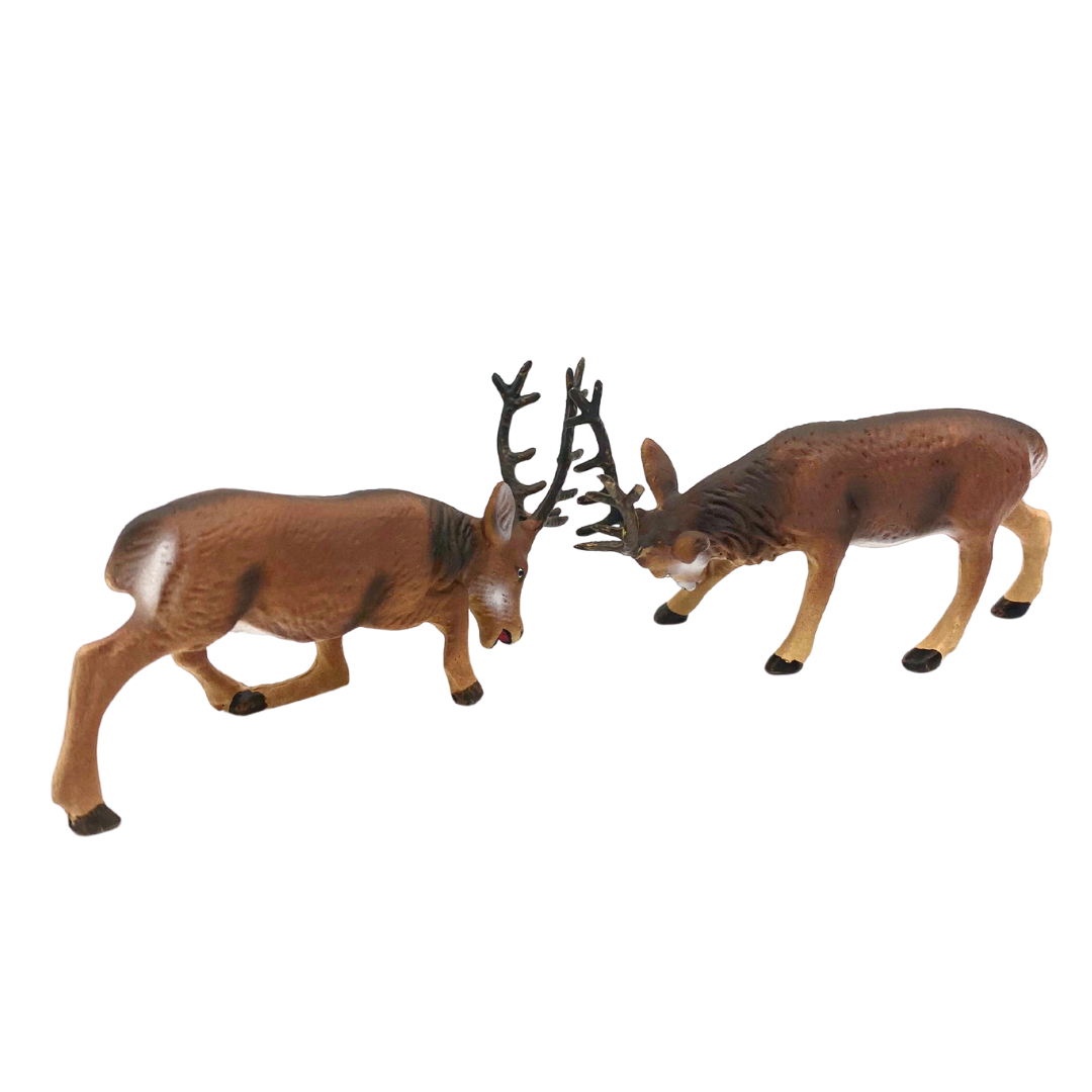 Winning & Losing Fighting Bucks, Forest Stag Set made by Marolin Manufaktur