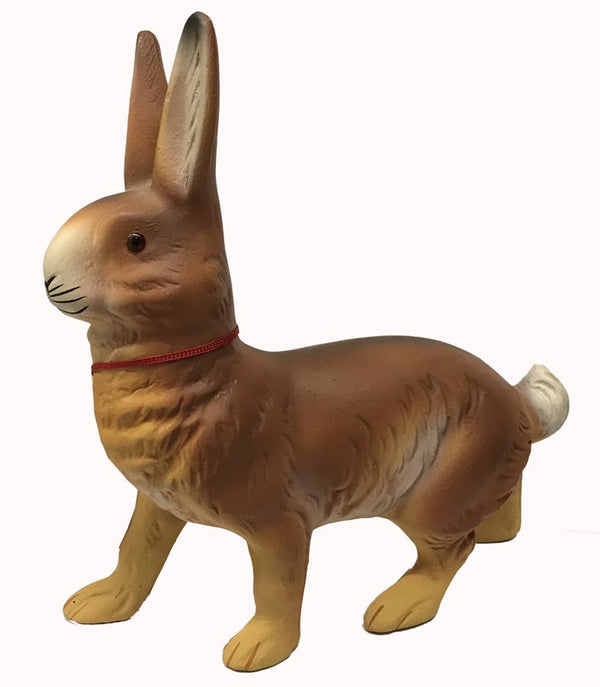 Rabbit Papier Mache Figurine by Ino Schaller