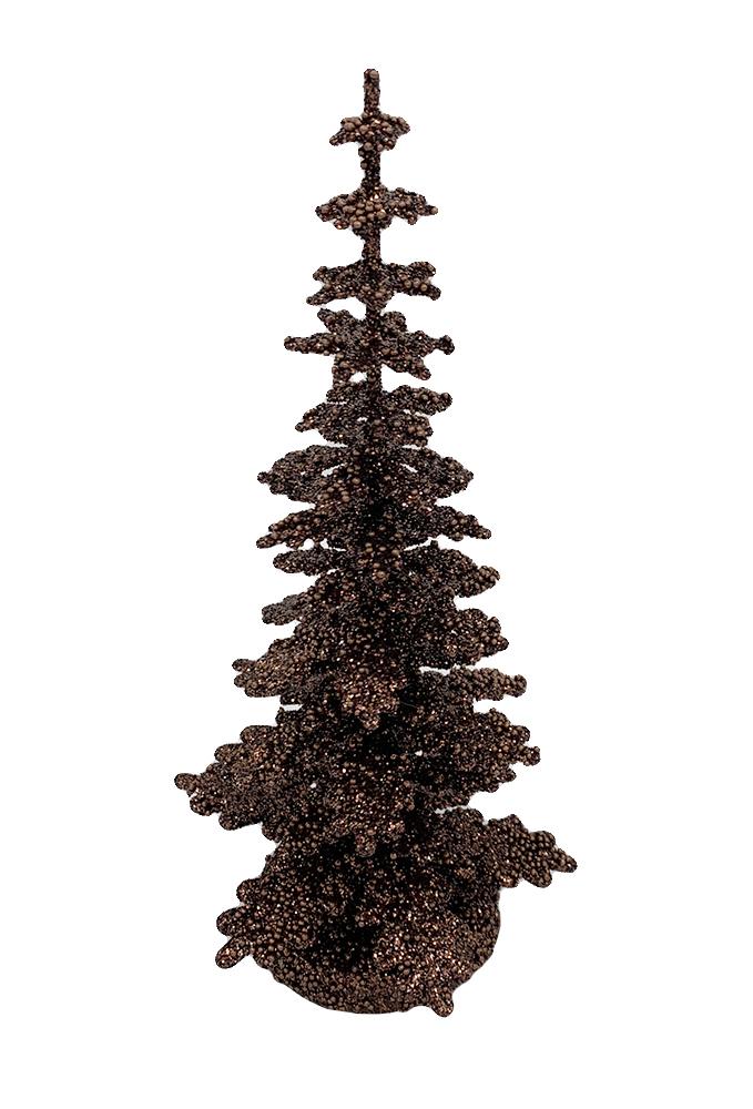 Small Tree, Copper Beaded Figurine by Ino Schaller