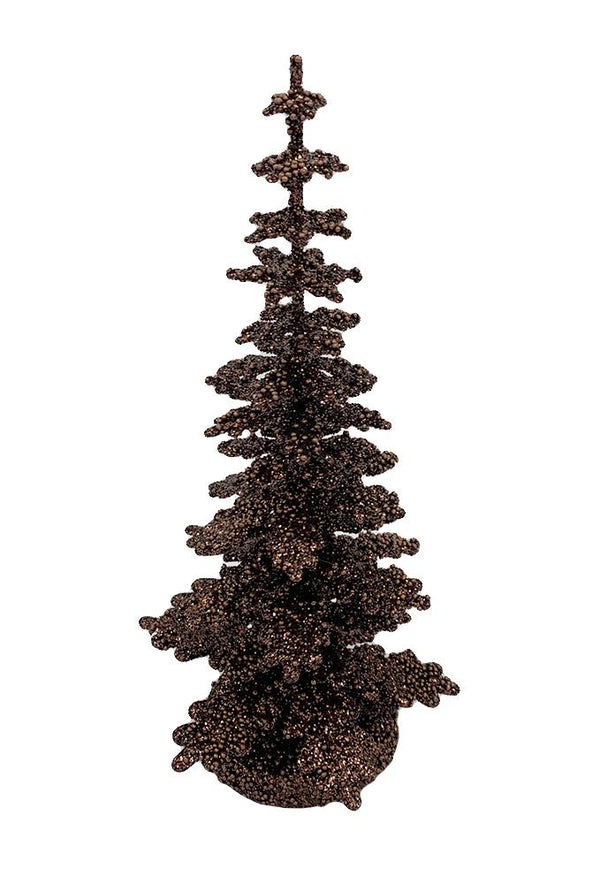 Small Tree, Copper Beaded Figurine by Ino Schaller