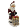 Santa, Gloss Red Coat and Mushroom Basket by Ino Schaller