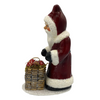 Santa, Gloss Red Coat and Mushroom Basket by Ino Schaller