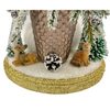 Santa, Gold Coat with Bag on Base by Ino Schaller