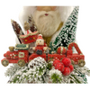 Santa, Gold Coat with Bag on Base by Ino Schaller