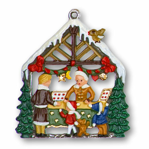 Christkindlmarkt Pewter Ornament by Kuehn Pewter