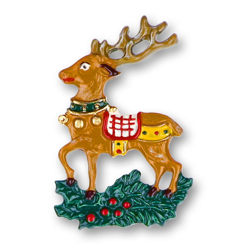 Reindeer Pewter Ornament by Kuehn Pewter