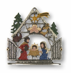 Nativity Standing Pewter Figure by Kuehn Pewter