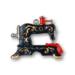 Sewing Machine Pewter Ornament by Kuehn Pewter
