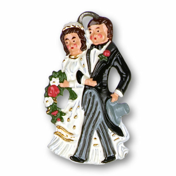 Wedding Couple Pewter Ornament by Kuehn Pewter