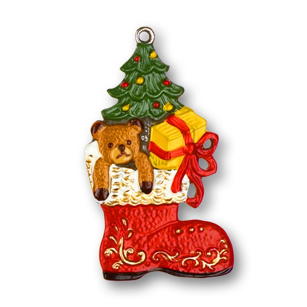 Boot Pewter Ornament by Kuehn Pewter