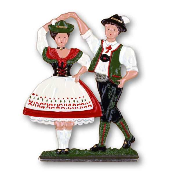 Dancing Couple Standing Figure by Kuehn Pewter