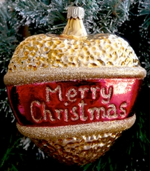"Merry Christmas" Heart Ornament by Old German Christmas