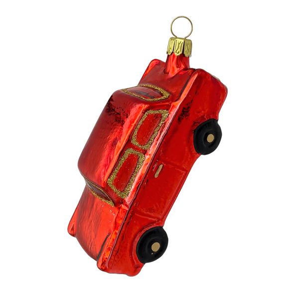 Car Ornament, red by Old German Christmas