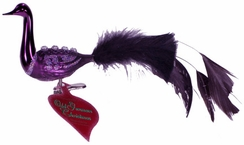 Swan, purple by Old German Christmas